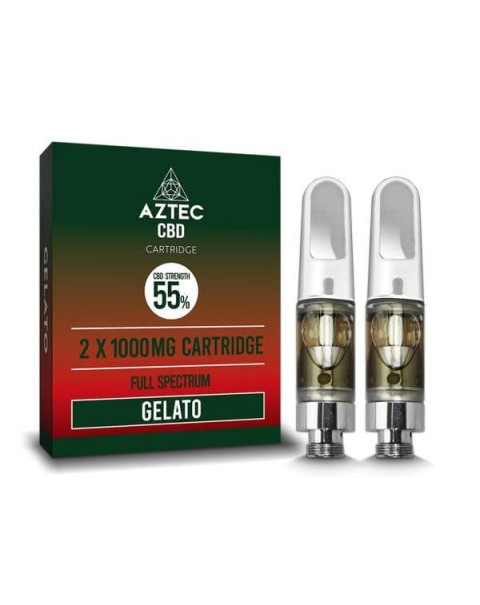 Aztec CBD 2 x 1000mg Cartridge Kit – 1ml