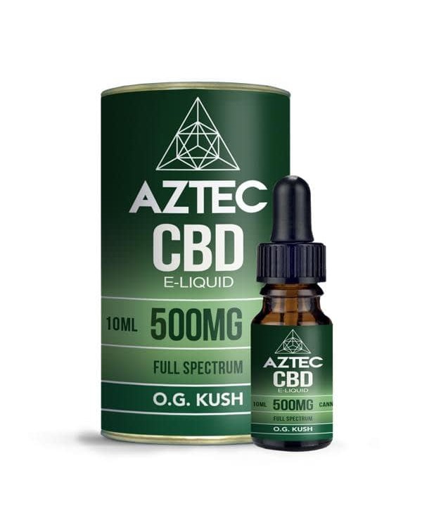 Aztec CBD 500mg CBD Vaping Liquid 10ml (50PG/50VG)