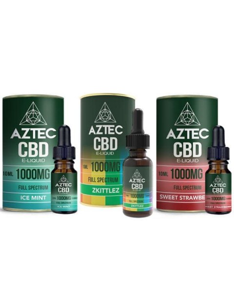 Full Spectrum Aztec CBD 1000mg Vaping E-Liquid