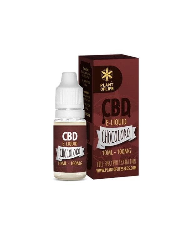 Plant Of Life 100mg CBD Vaping Liquid 10ml (50PG/5...