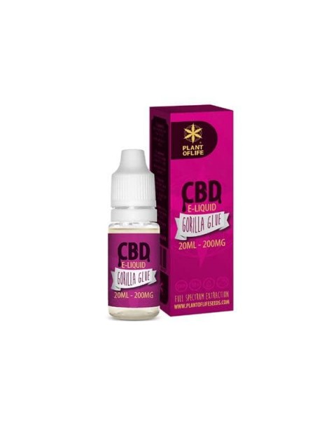 Plant Of Life 200mg CBD Vaping Liquid 20ml (50PG/50VG)