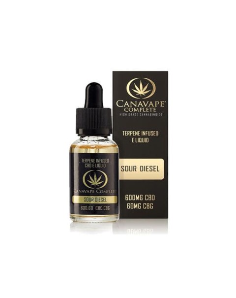 Canavape® Complete 600mg CBD 60mg CBG 30ml E-liquid (70VG/30PG)