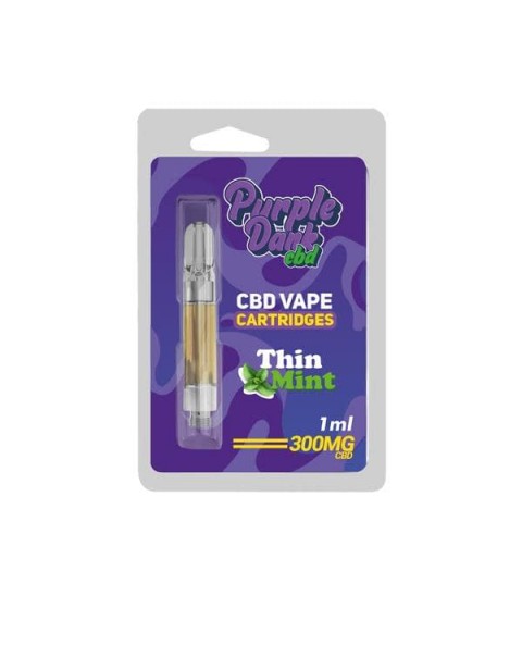 Purple Dabz CBD Vape Cartridges 300 & 600 MG – Thin Mint