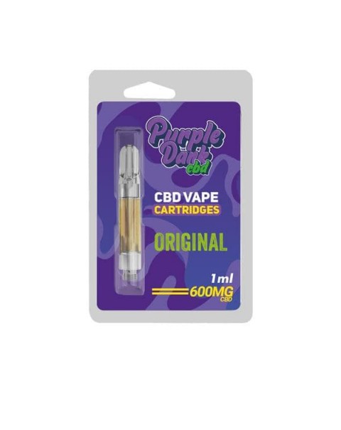 Purple Dabz CBD Vape Cartridges 300 & 600 MG – Original