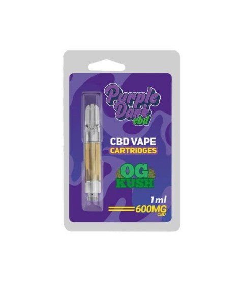 Purple Dabz CBD Vape Cartridges 300 & 600 MG – OG Kush