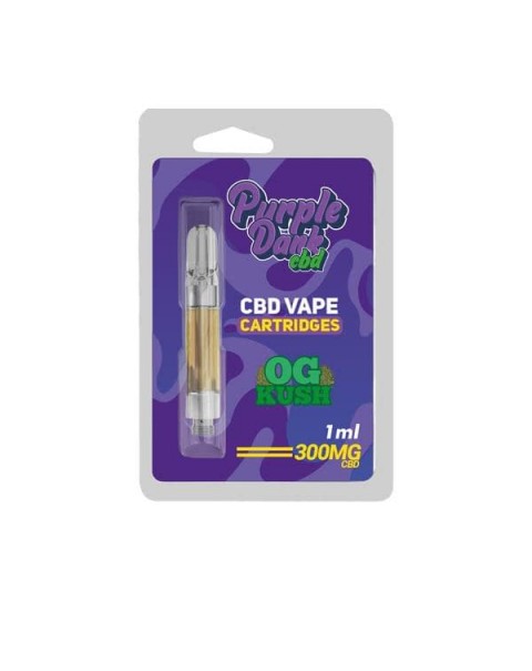 Purple Dabz CBD Vape Cartridges 300 & 600 MG – OG Kush