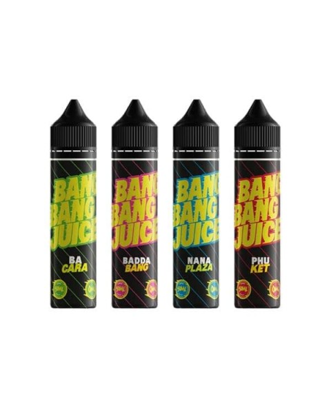 Bang Bang Juice NEW Series! 0MG 50ml Shortfill (70VG/30PG)