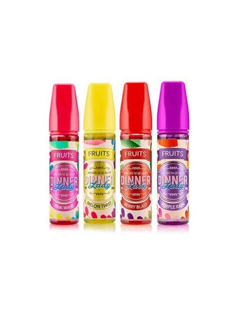 Dinner Lady Fruits 50ml Shortfill 0mg (70VG/30PG)