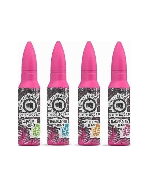 Riot Squad Punk Grenade 0mg 60ml Shortfill (70VG/3...