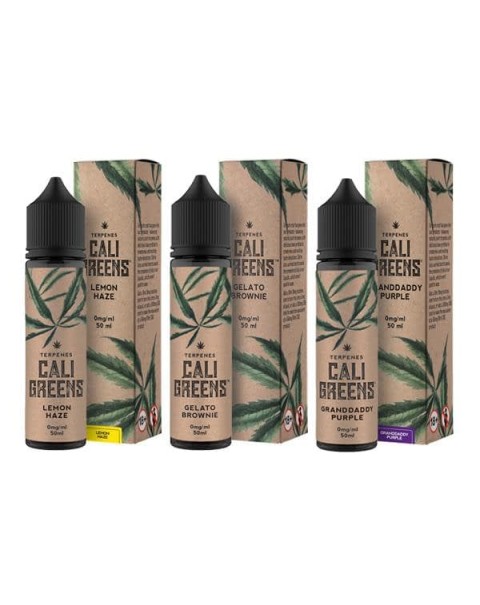 Terpenes Cali Greens 50ml Shortfill E-Liquid (70VG/30PG)