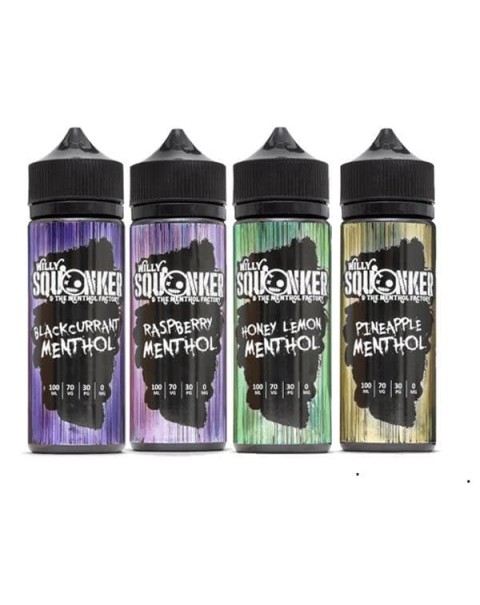 Willy Squonker and the Menthol Factory 0mg 100ml Shortfill (70VG/30PG)