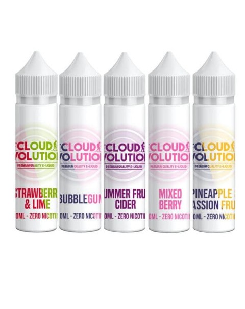 Cloud Evolution Premium Quality E-liquid 50ml Shortfill 0mg (70VG/30PG)