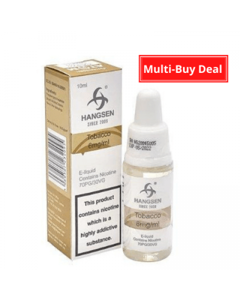 Hangsen Tobacco E Liquid 10ml from £1.64