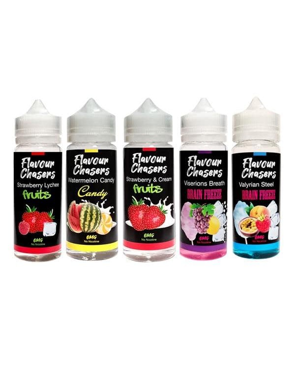 Flavour Chasers 100ml Shortfill 0mg (70VG/30PG)