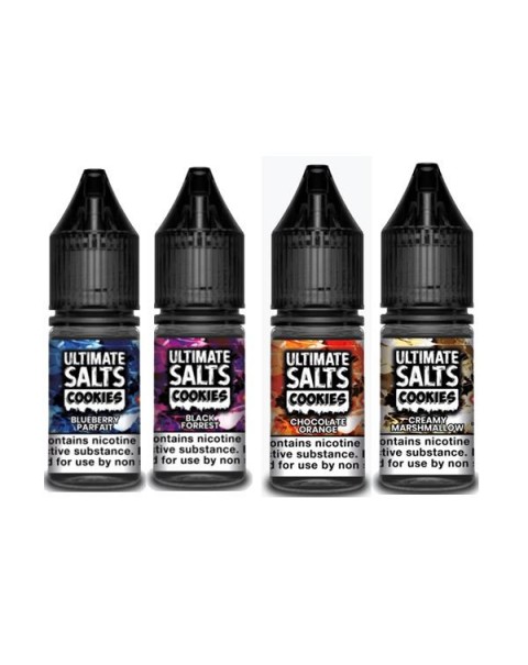 20mg Ultimate Puff Salts Cookies 10ML Flavoured Nic Salts (50VG/50PG)