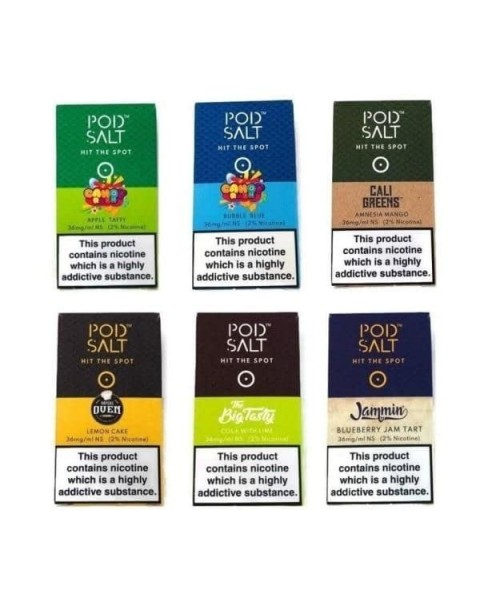 20mg Pod Salt Fusion –  10ml Flavoured Nicotine Salt (50VG/50PG)