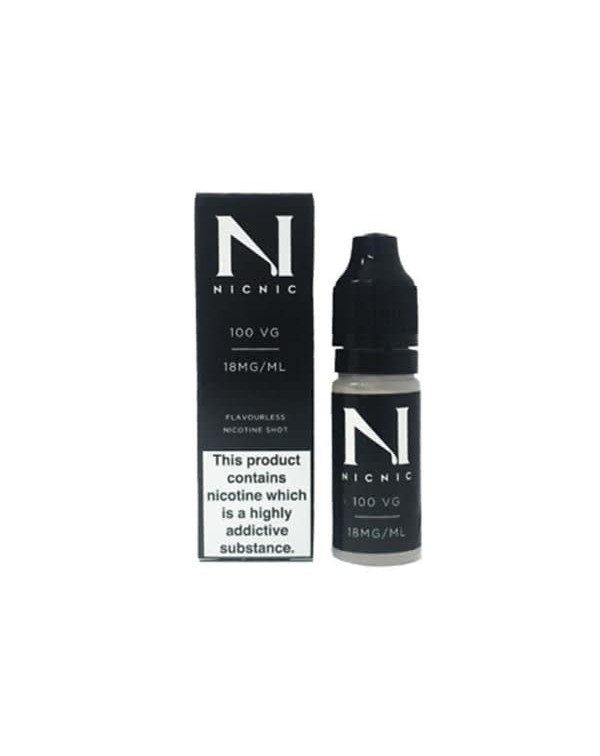 NIC NIC 18mg Nicotine Shot 10ml 100VG