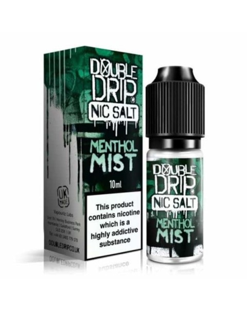 10MG Double Drip 10ML Flavoured Nic Salts E Liquid