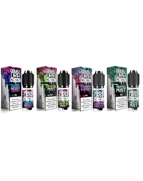 10MG Double Drip 10ML Flavoured Nic Salts E Liquid