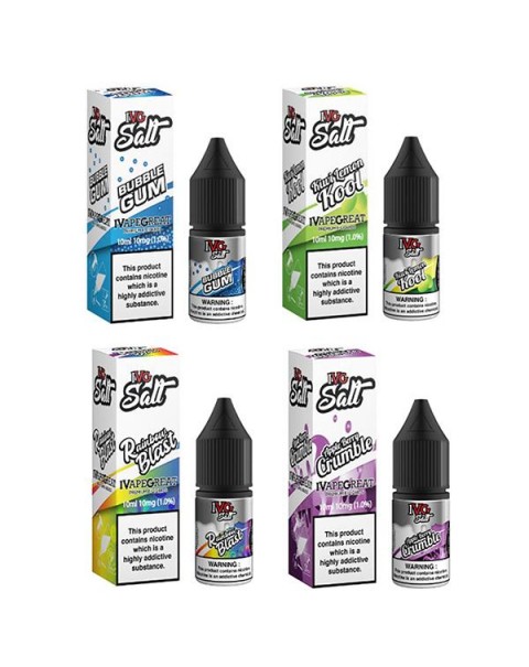 New! I VG Salt 10mg 10ml Nic Salt (50VG/50PG)