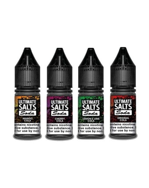 10MG Ultimate Puff Salts Soda 10ML Flavoured Nic Salts (50VG/50PG)