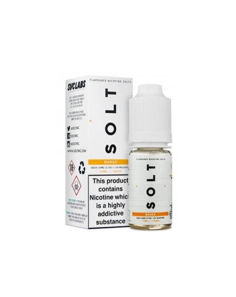 10MG SOLT 10ML Flavoured Nic Salts