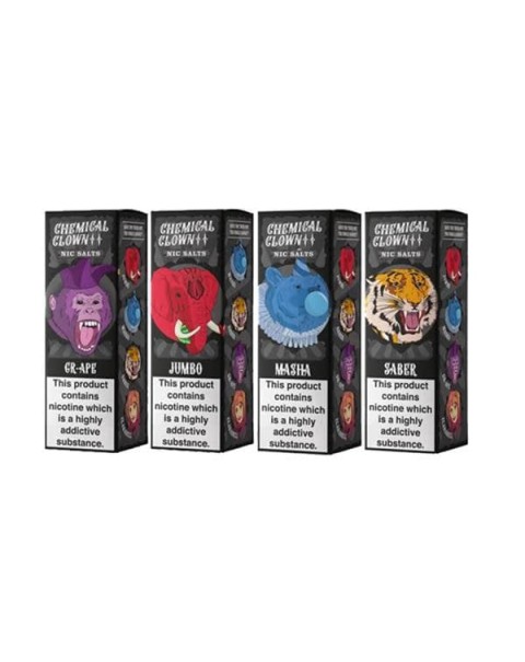 20mg Chemical Clown 10ml Flavoured Nic Salts