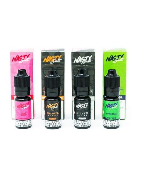 Nasty Salt 10mg 10ML Flavoured Nic Salt (50VG/50PG)