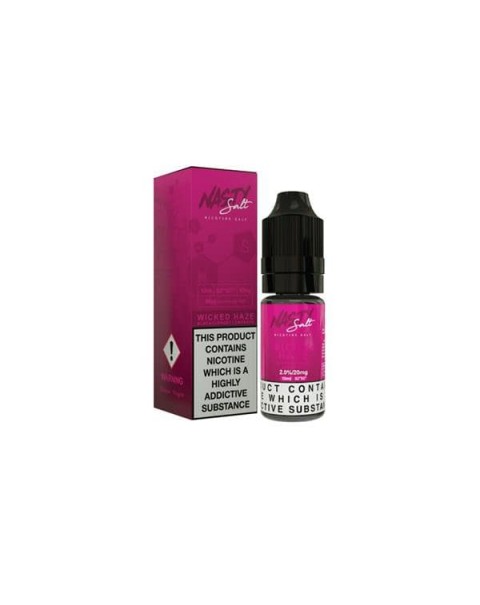 Nasty Salt 10mg 10ML Flavoured Nic Salt (50VG/50PG)