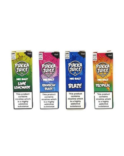 10MG Pukka Juice 10ML Flavoured Nic Salt (50VG/50PG)