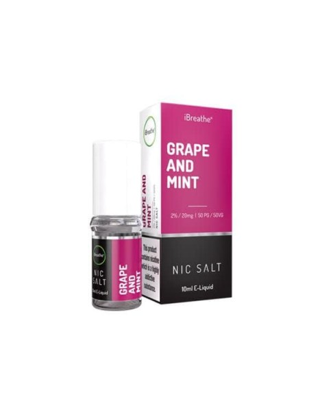 20mg iBreathe 10ml Nic Salt (50VG/50PG)