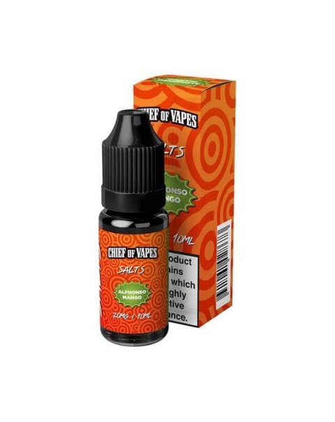 10mg Chief of Vapes Sweets Flavoured Nic Salt 10ml (50VG/50PG)