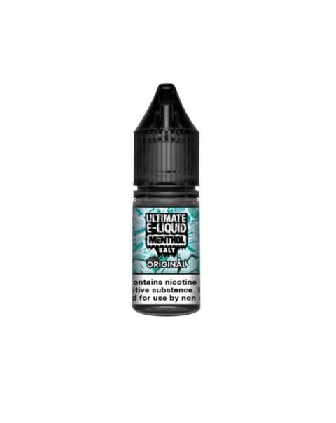 20mg Ultimate E-liquid Menthol Nic Salts 10ml (50VG/50PG)