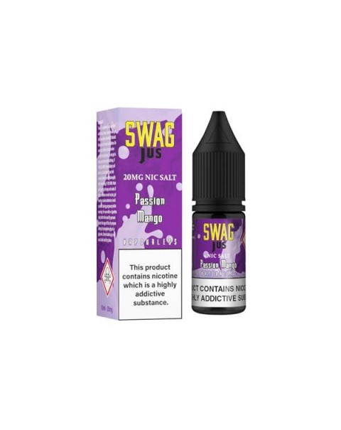 10mg Swag Jus 10ml Vapourless Nic Salts (50VG/50PG)