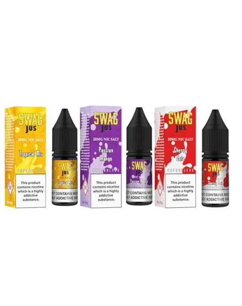 20mg Swag Jus 10ml Vapourless Nic Salts (50VG/50PG)