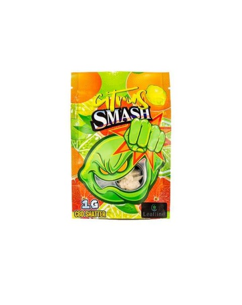 CBD Leafline 1000mg CBD Shatter (99.5%) Citrus Smash 1g