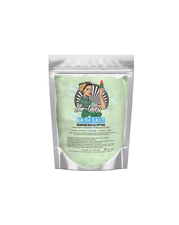 Lady Green 50mg CBD Serane Eucalyptus Bath Salts &...