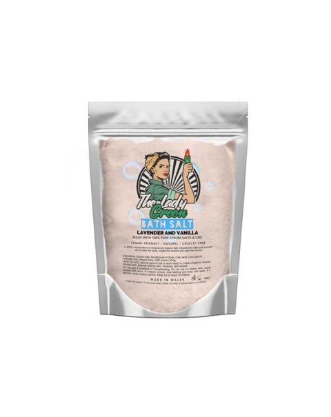 Lady Green 50mg CBD Lavender & Vanilla Bath Salts – 500g