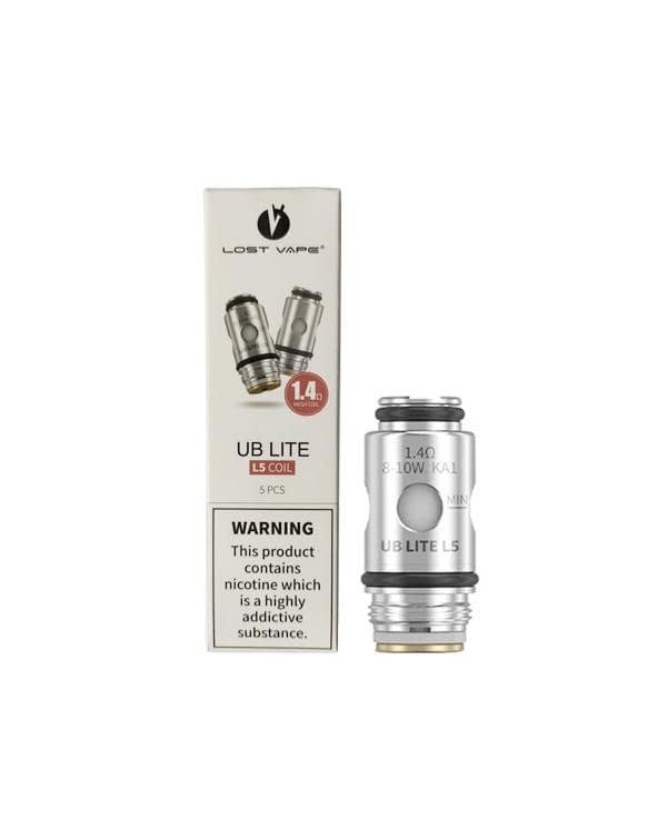 Lost Vape UB Lite Mesh Coils L5 1.4Ω  / L6 1.0Ω