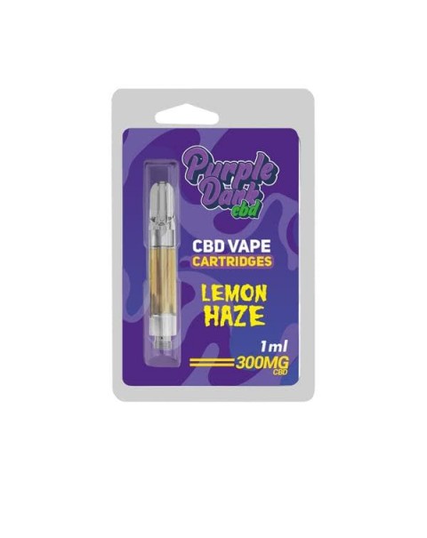 Purple Dabz CBD Vape Cartridges 300 & 600 MG – Lemon Haze