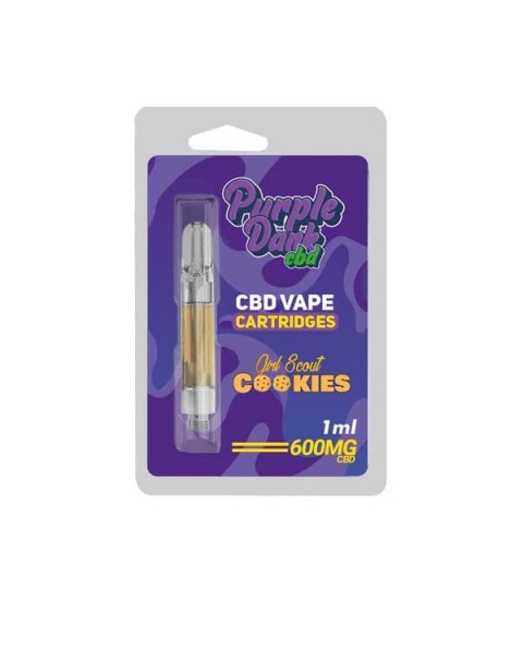 Purple Dabz CBD Vape Cartridges 300 & 600 MG – Girl Scot Cookies