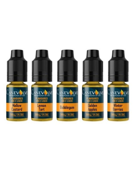 Canevolve 500mg CBD Vaping Liquid 10ml (70PG/30VG)