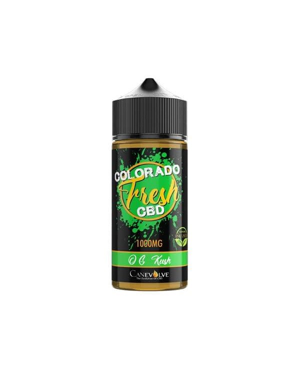 Colorado Fresh 1000mg CBD Vaping Liquid 100ml (50P...