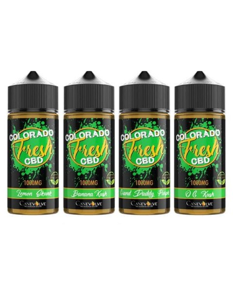 Colorado Fresh 1000mg CBD Vaping Liquid 100ml (50PG/50VG)