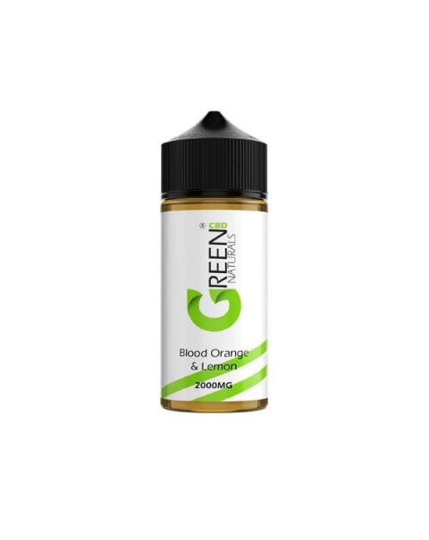 Green Naturals 2000mg CBD Vaping Liquid 100ml (50PG/50VG)