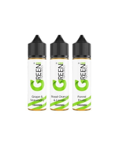 Green Naturals 1000mg CBD Vaping Liquid 50ml (50PG/50VG)