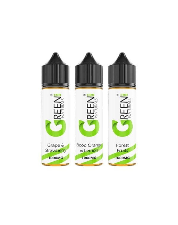 Green Naturals 1000mg CBD Vaping Liquid 50ml (50PG...