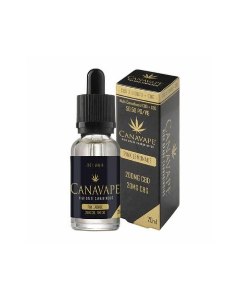 Canavape® 400mg CBD 40mg CBG 20ml E-liquid (50VG/50PG)