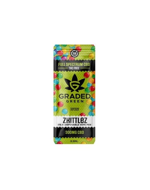 Graded Green 300mg CBD Disposable Vape Pen