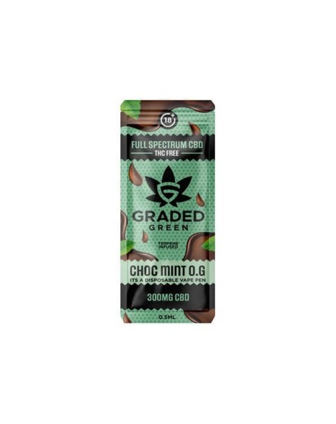 Graded Green 300mg CBD Disposable Vape Pen